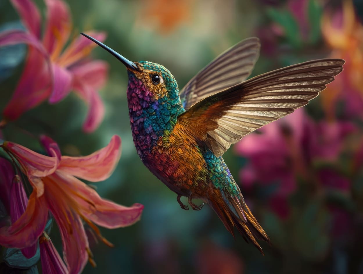 Tenture Murale Colibri