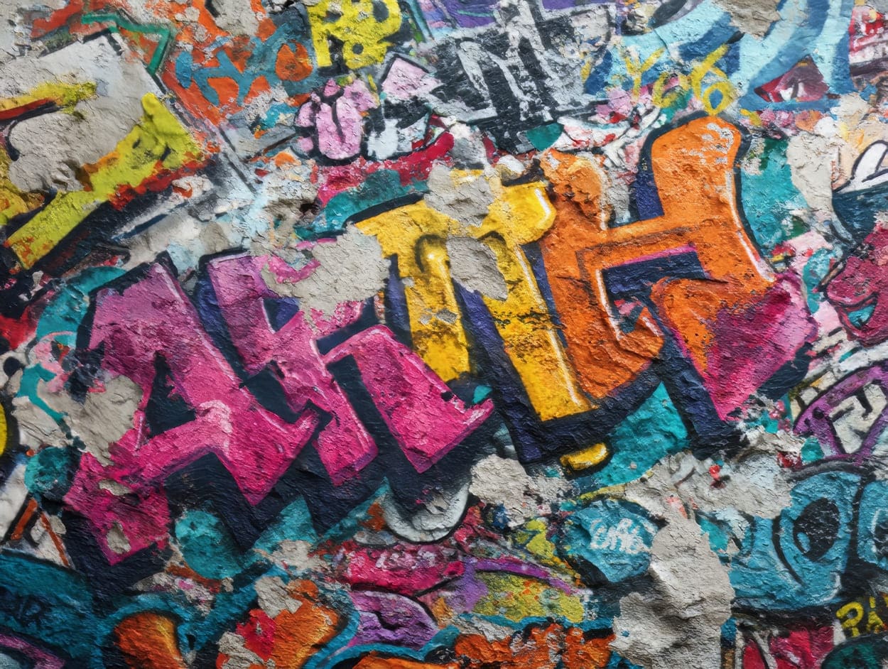 Tenture Murale Tag Urbain