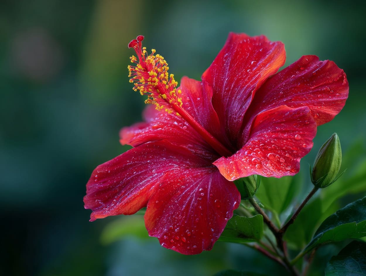 Tenture Murale Hibiscus