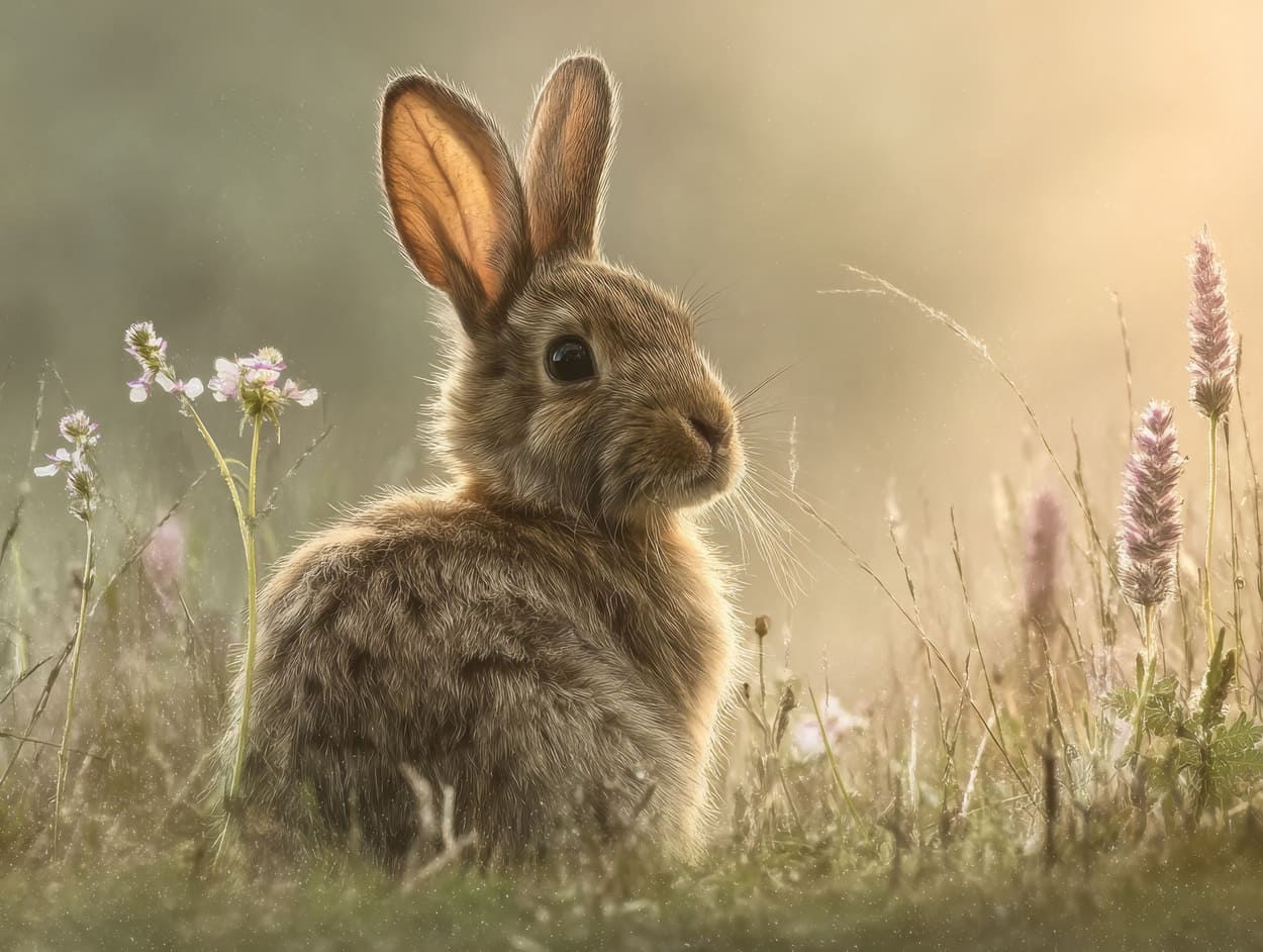 Tenture Murale Lapin