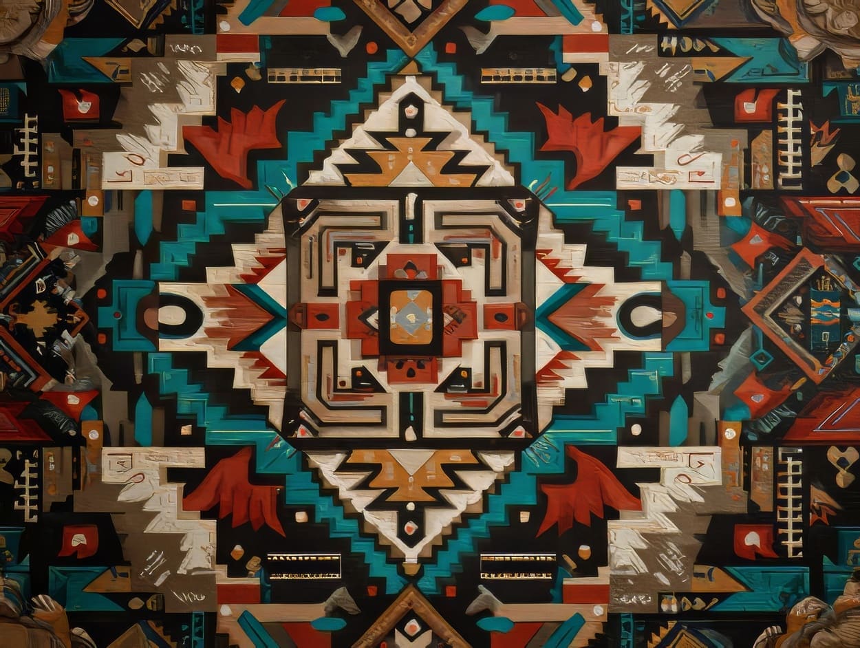 Tenture Murale Navajo