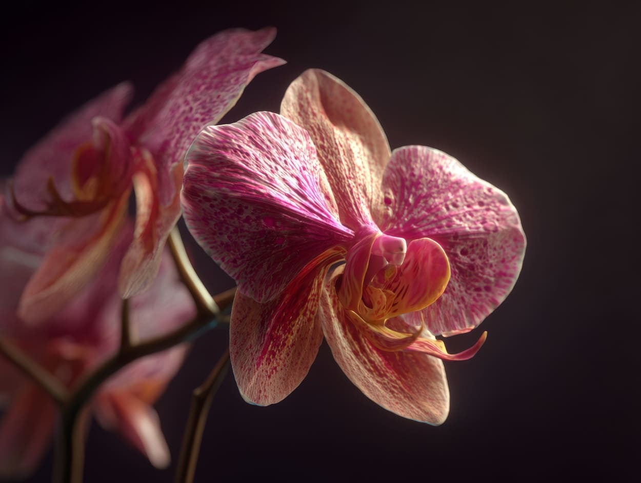 Tenture Murale Orchidée