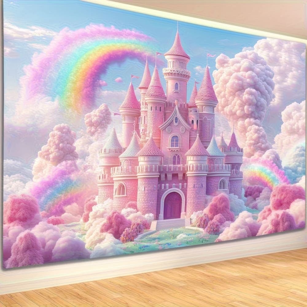 Tenture Murale Château Conte de Fées