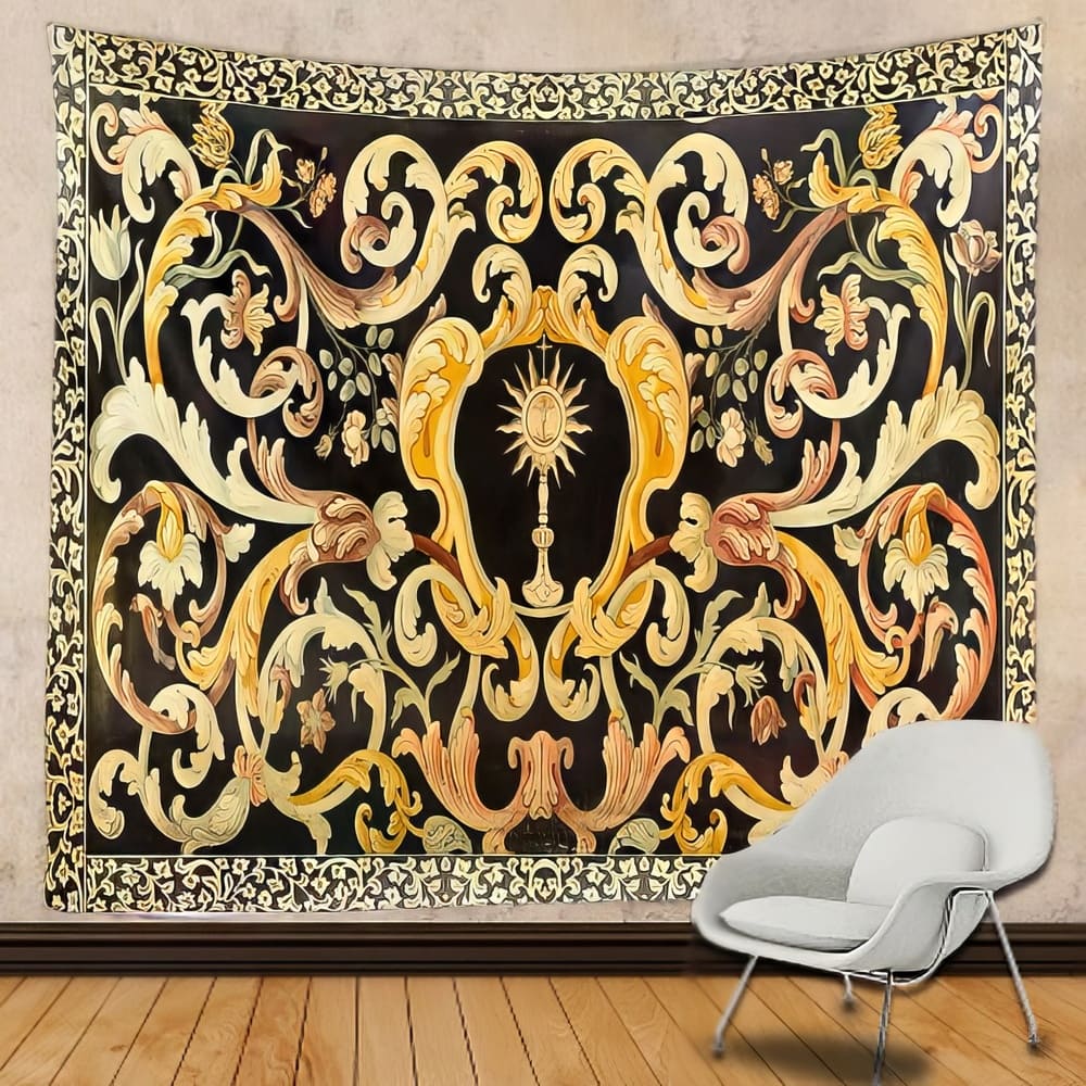 Tenture Murale Fleurs Baroque