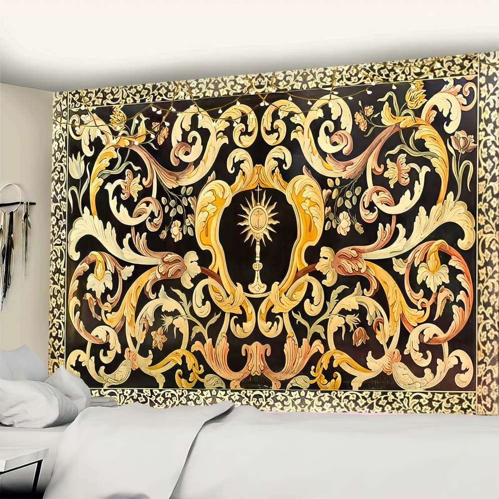 Tenture Murale Fleurs Baroque