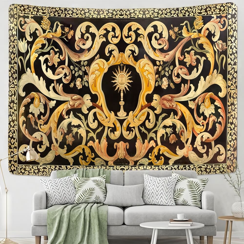 Tenture Murale Fleurs Baroque