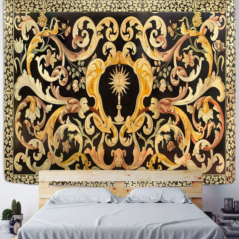 Tenture Murale Fleurs Baroque