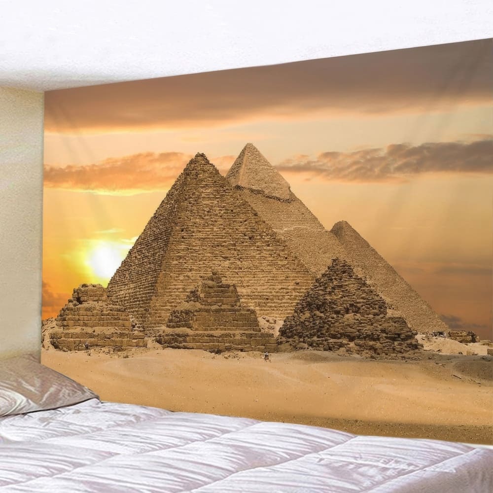 Tenture Murale Pyramide Egypte Antique
