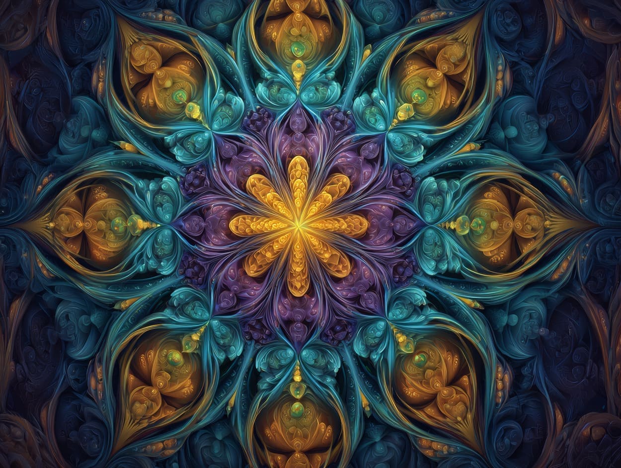 Tenture Murale Fractale