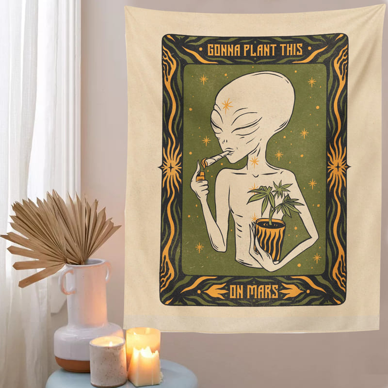 Tenture Alien et Weed