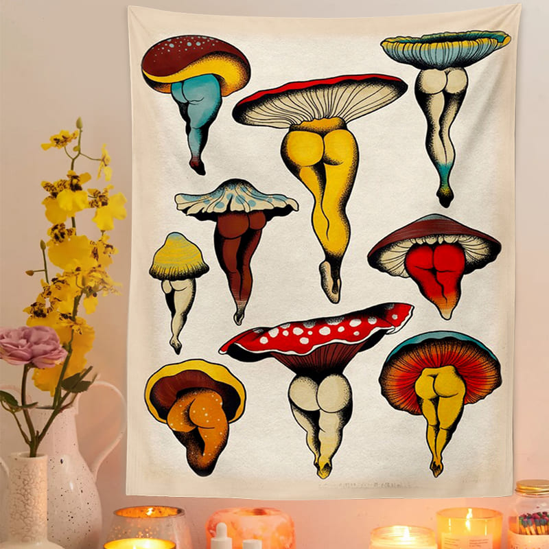 Tenture Champignon Insolite