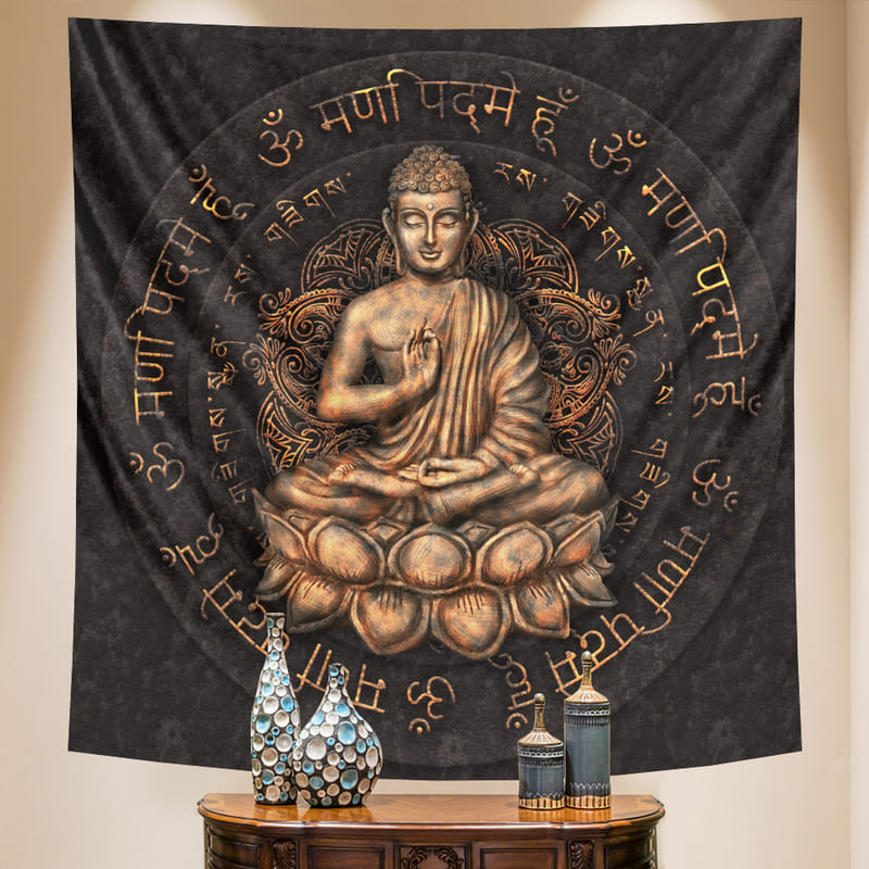 Tenture Murale Bouddha Inde