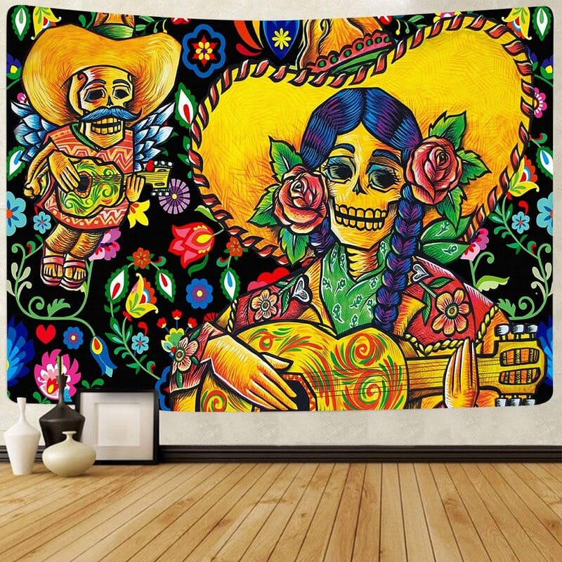 Tenture Murale Carnaval du Mexique