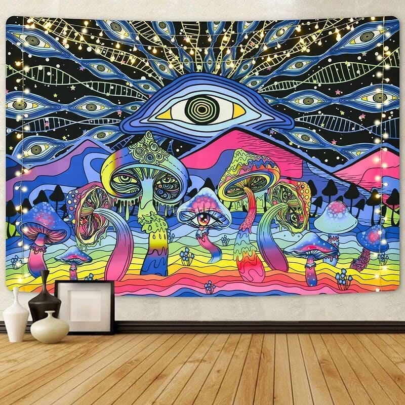 Tenture Murale Champignon Moderne