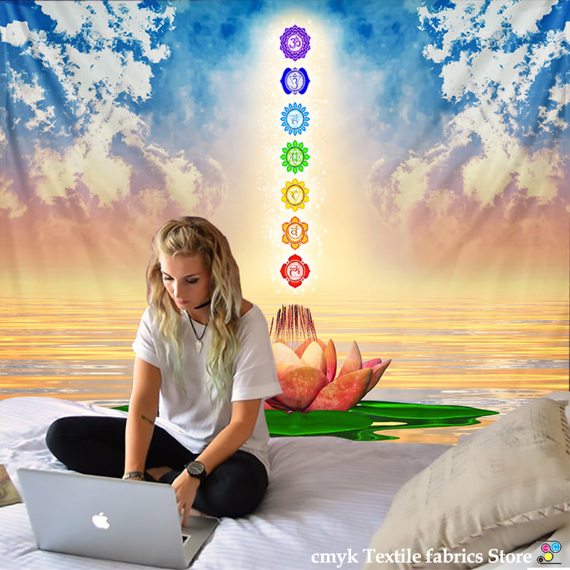 Tenture Indienne Zen