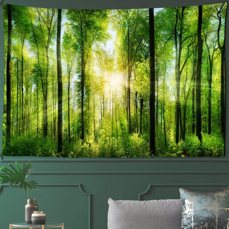 Tenture Murale Foret Lumineuse