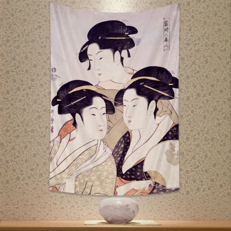 Tenture Murale Japonaise Retro