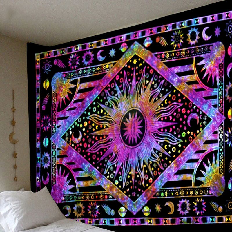Tenture Murale Fluorescente