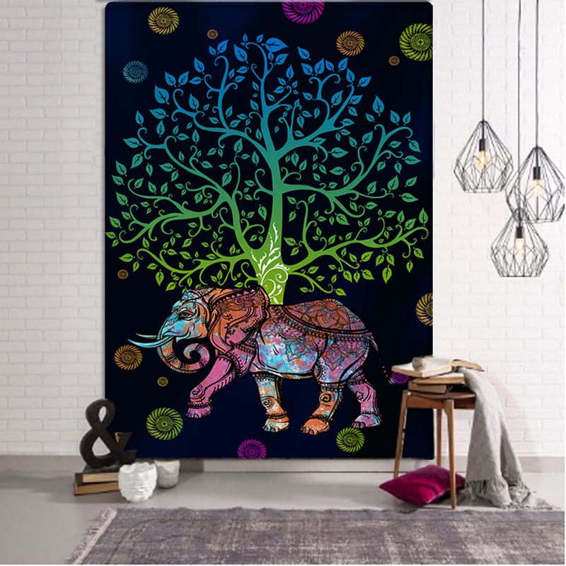 Tenture Murale Indienne Arbre de Vie
