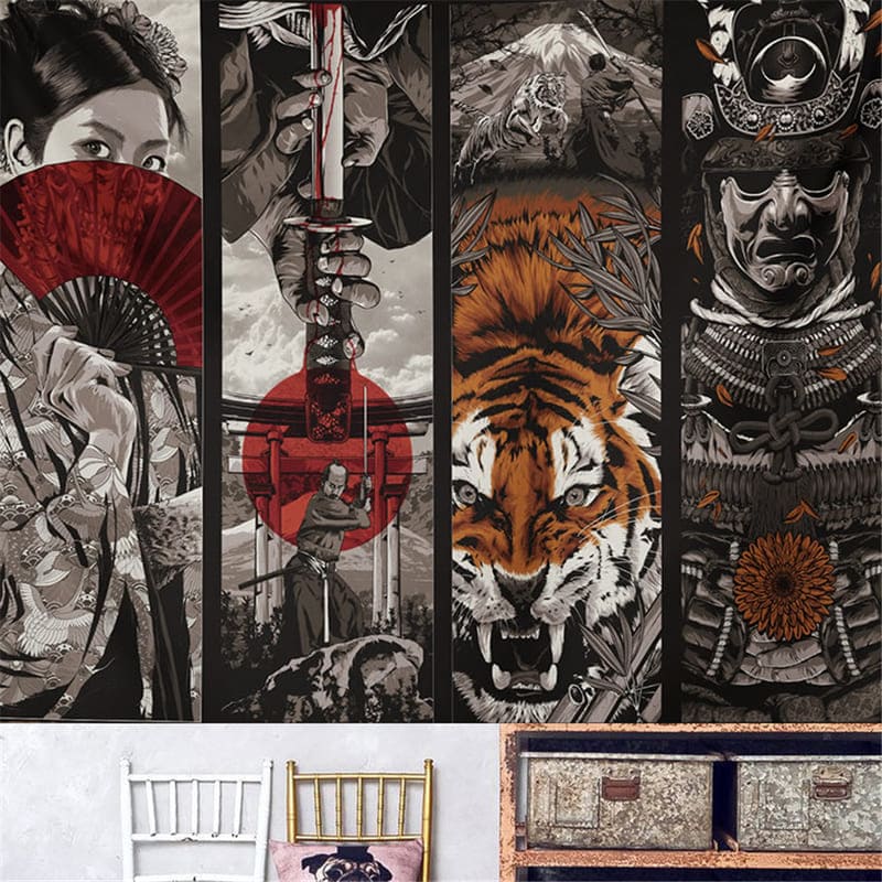 Tenture Murale Japonaise