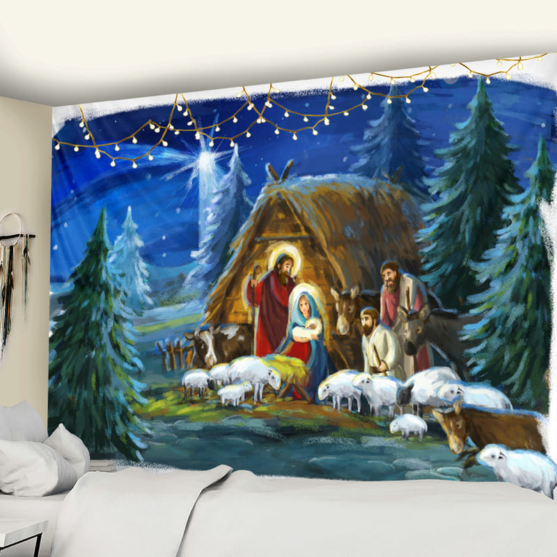 Tenture Murale La Crèche