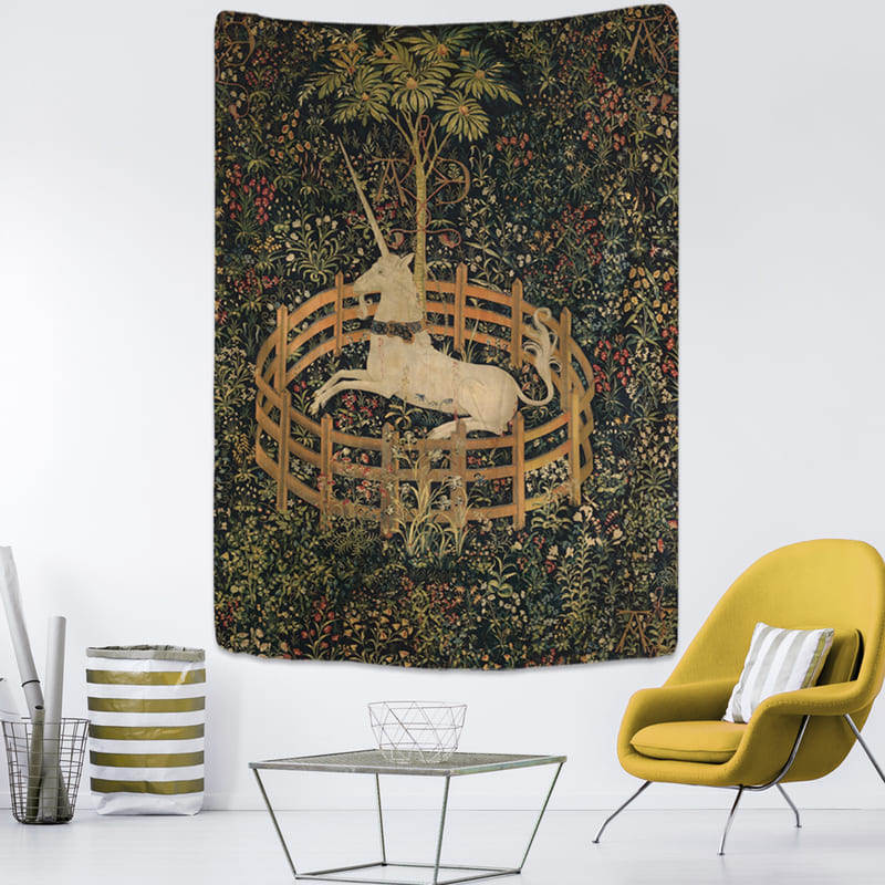 Tenture Murale Licorne Ancienne