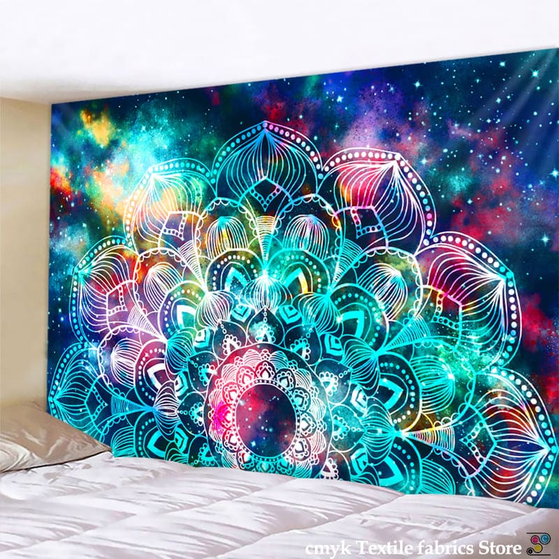 Tenture Murale Mandala Psychédélique