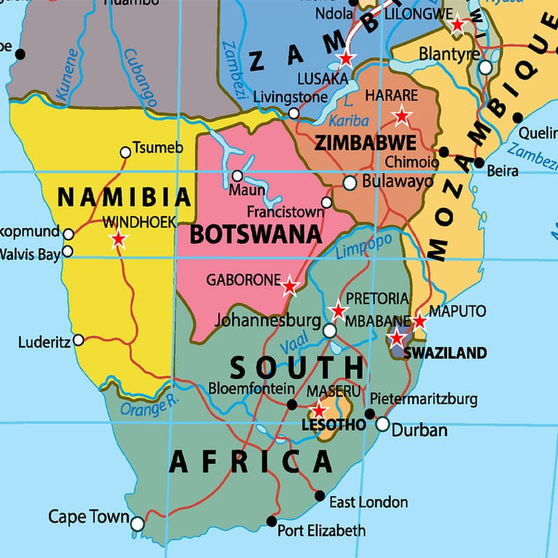 Tenture Murale Carte Mondiale