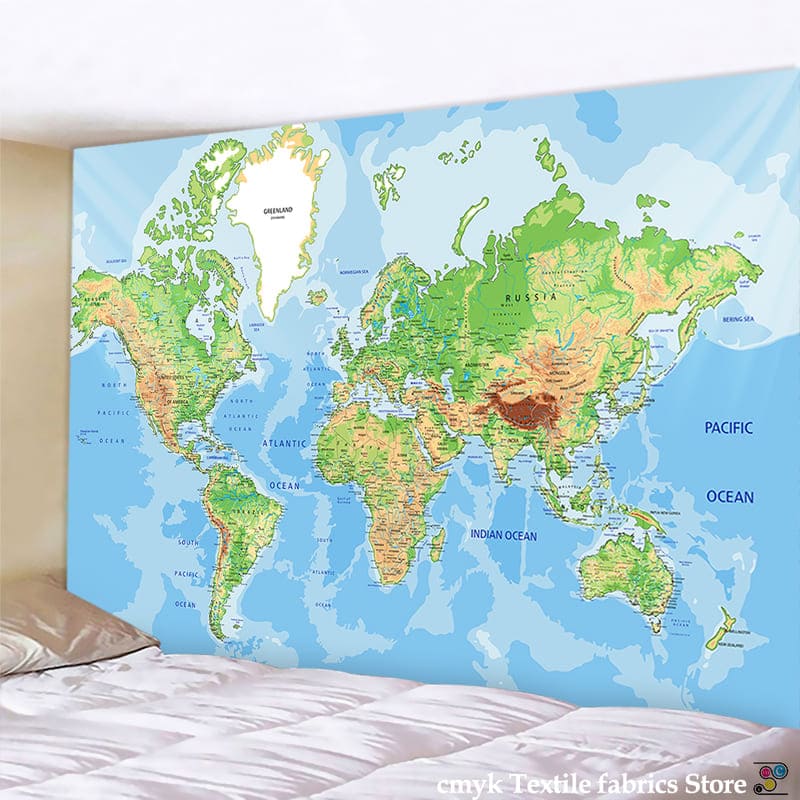 Tenture Murale Monde
