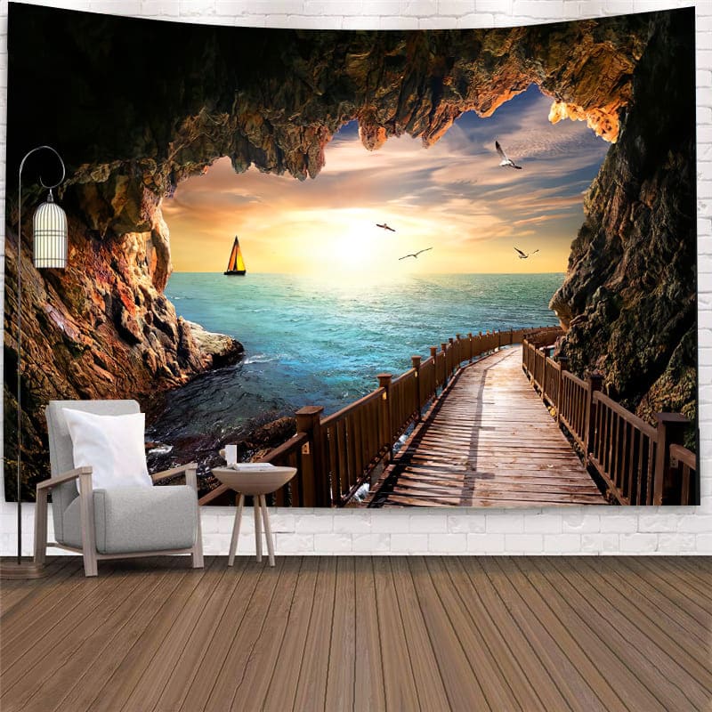 Tenture Murale Paysage Océanique