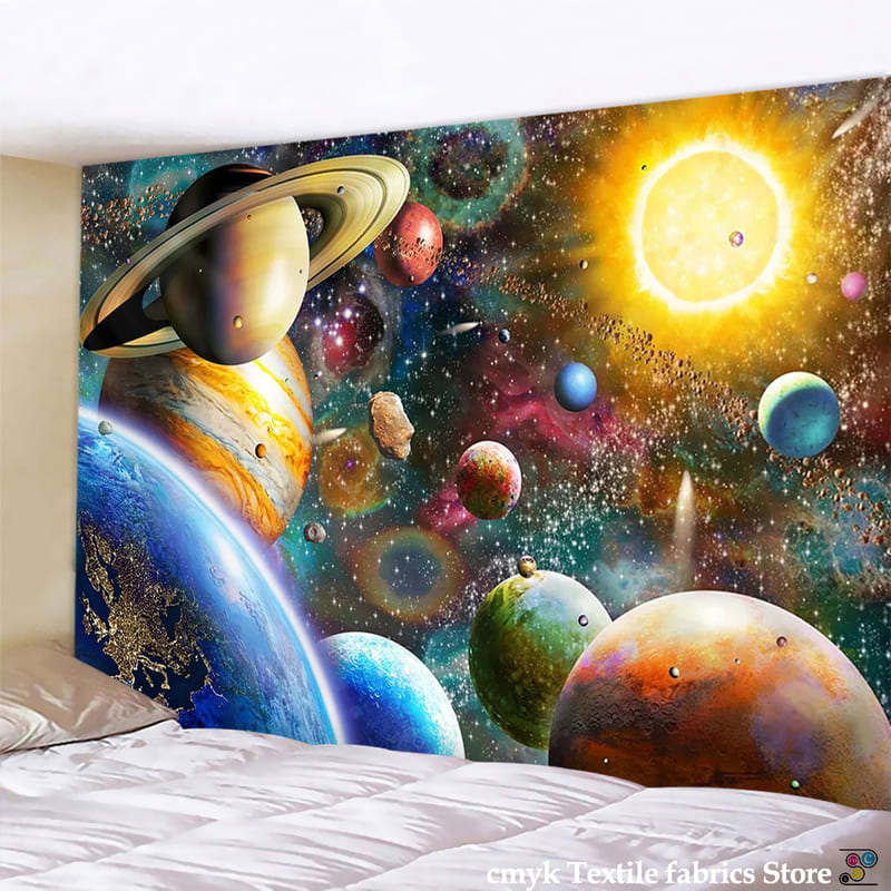 Tenture Murale Planètes
