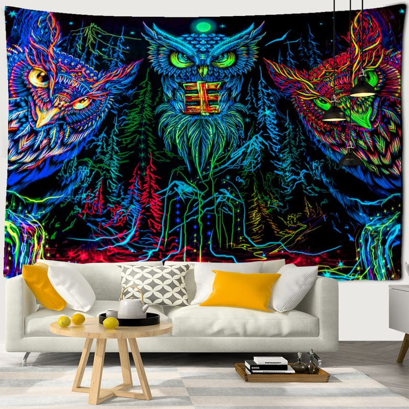 Tenture Murale Psychédélique