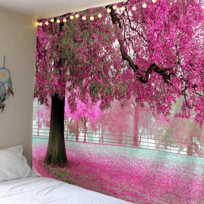 Tenture Murale Arbre Fleuri