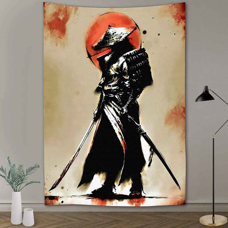Tenture Murale Samouraï