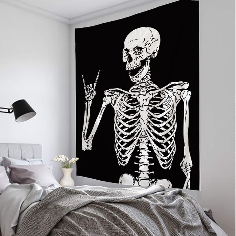 Tenture Tête De Mort