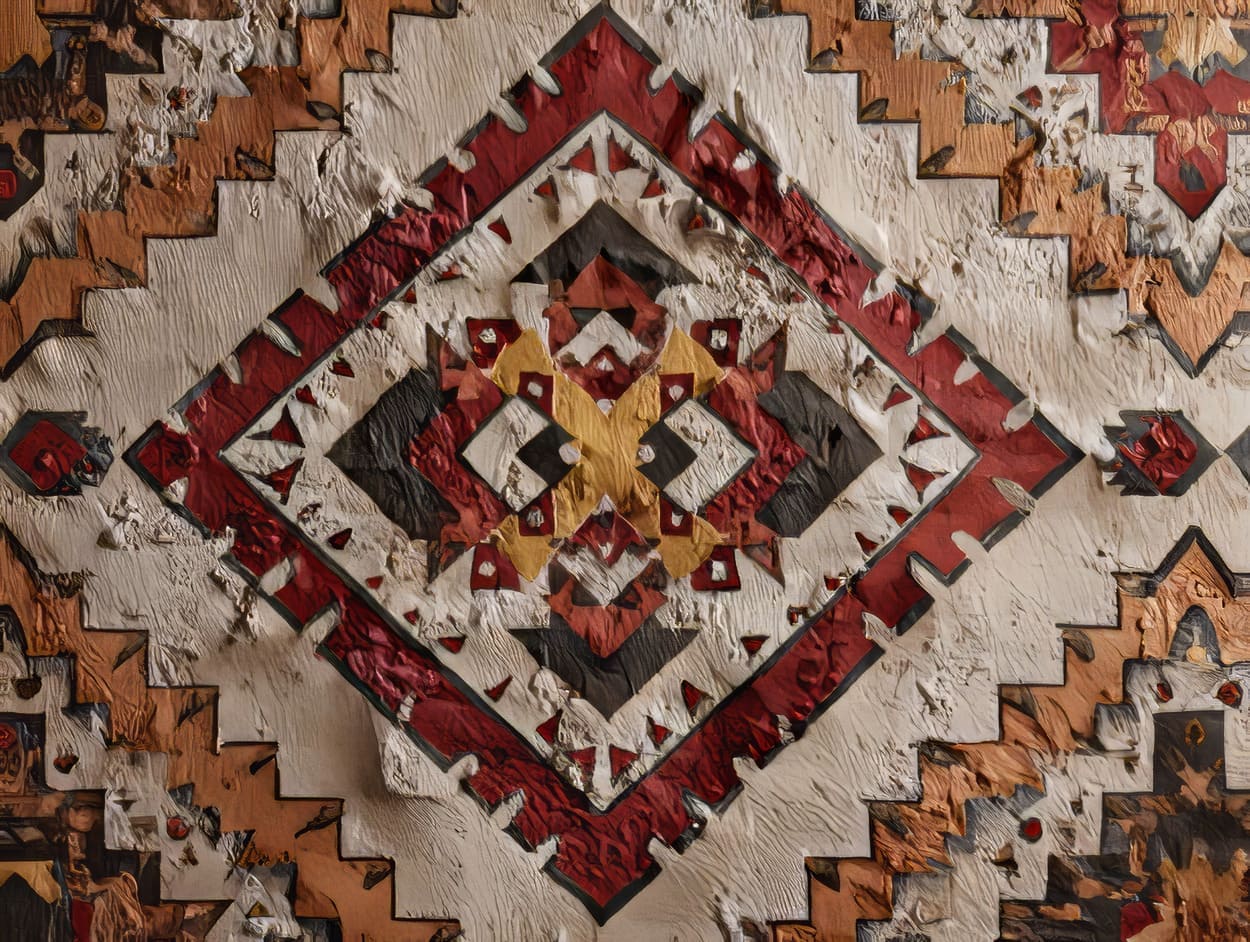 Tenture Murale Motifs Berbères