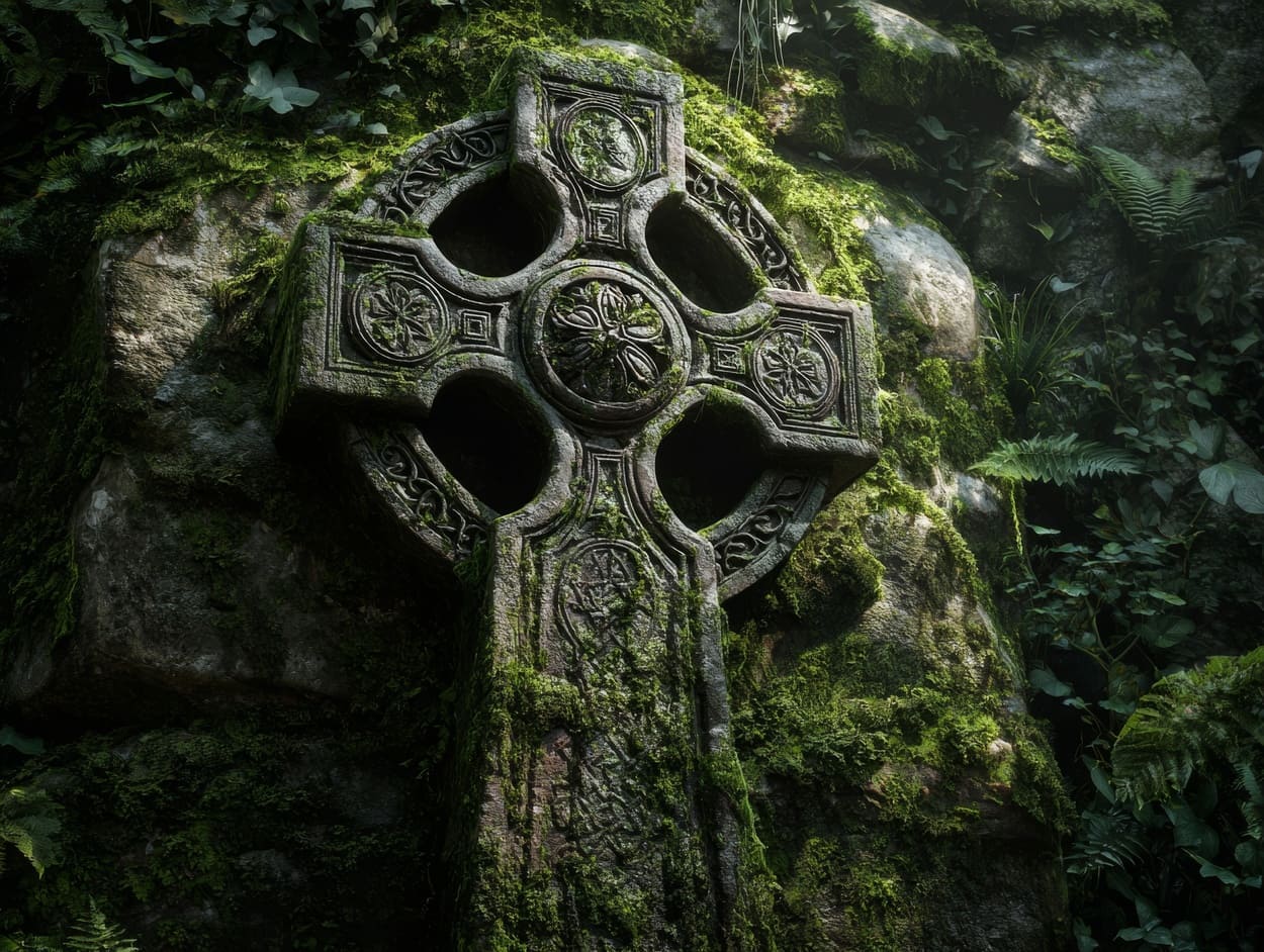 Tenture Murale Croix Celte