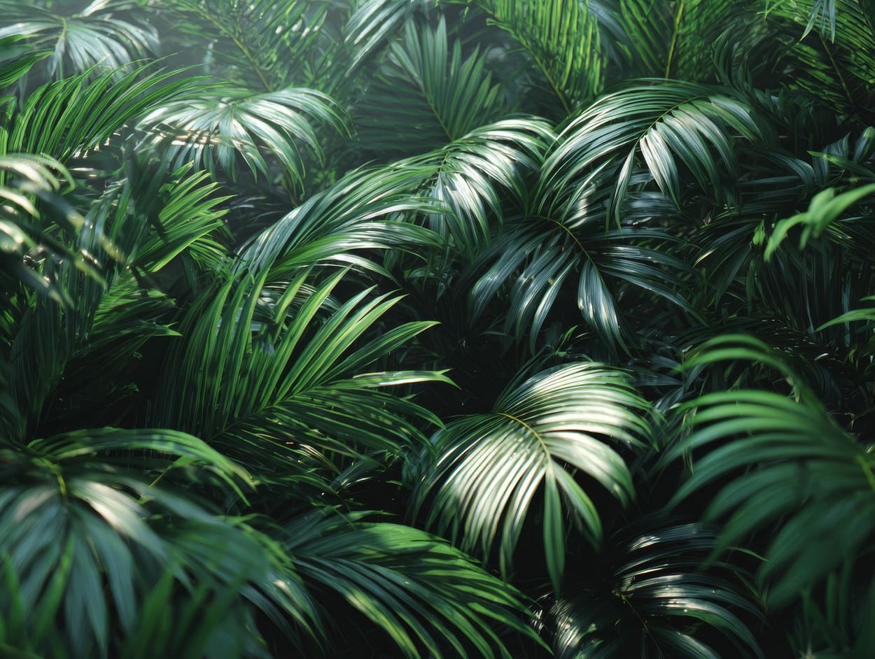 Tenture Murale Feuillage Vert