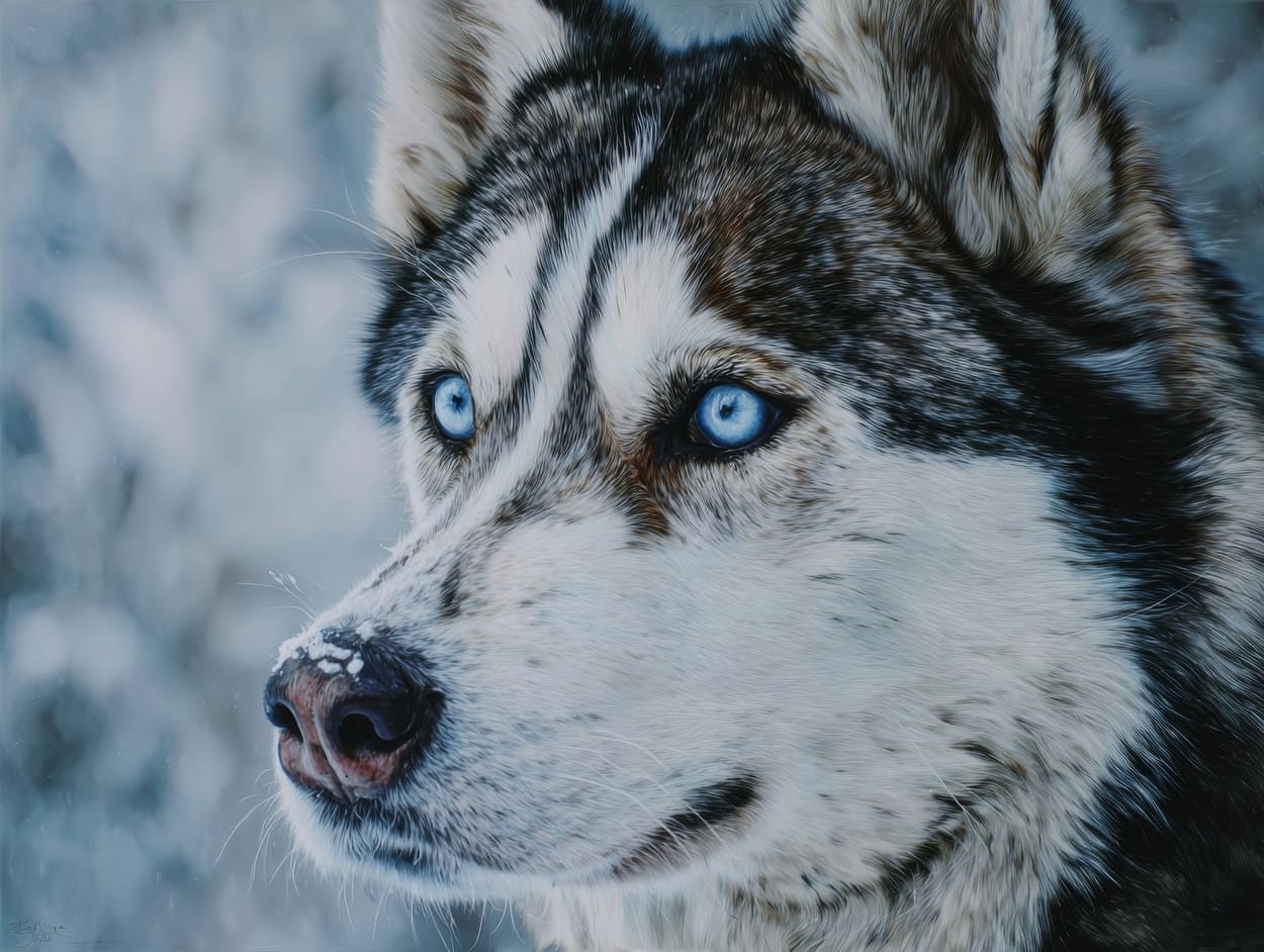 Tenture Murale Husky