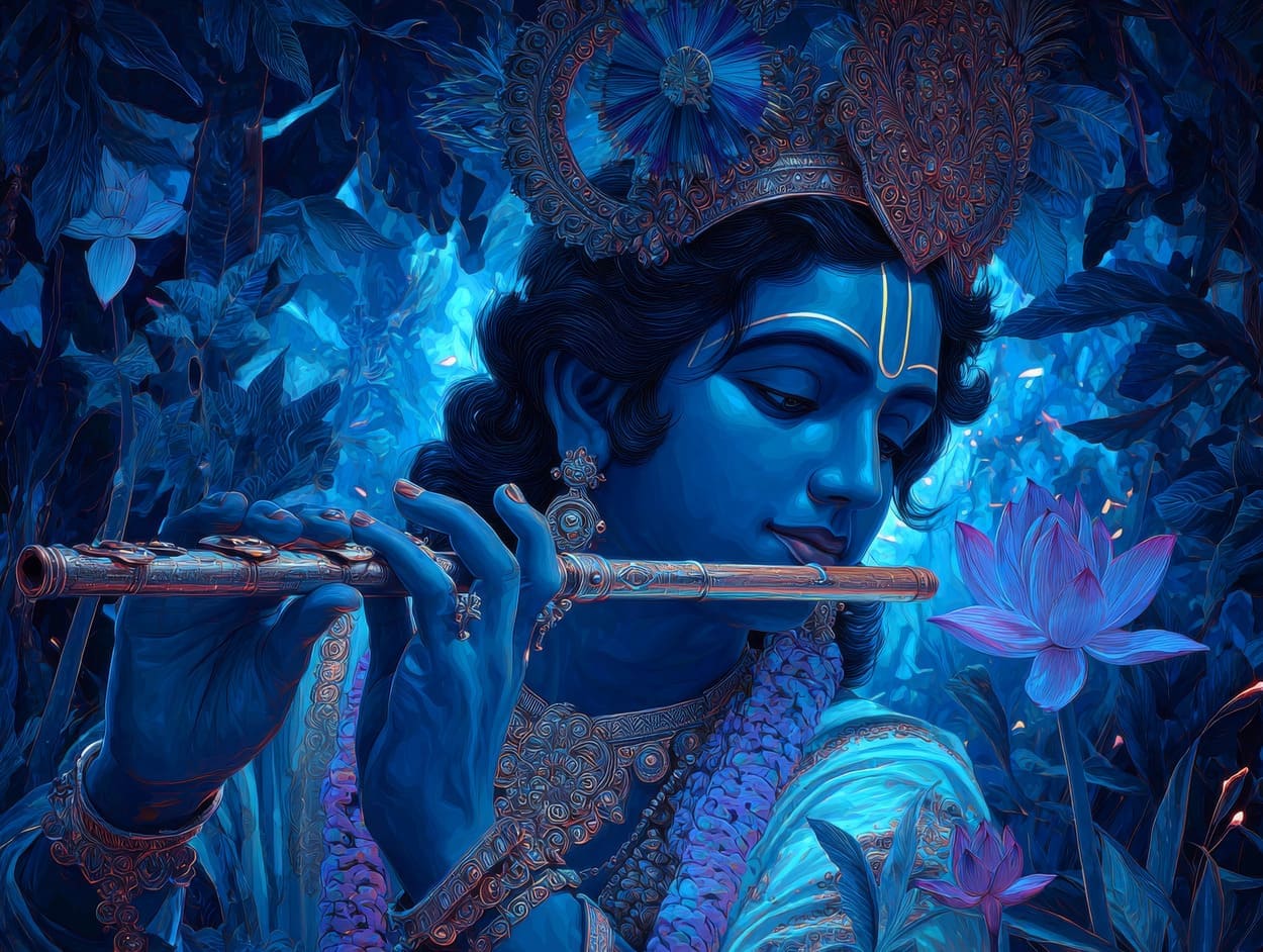 Tenture Murale Krishna