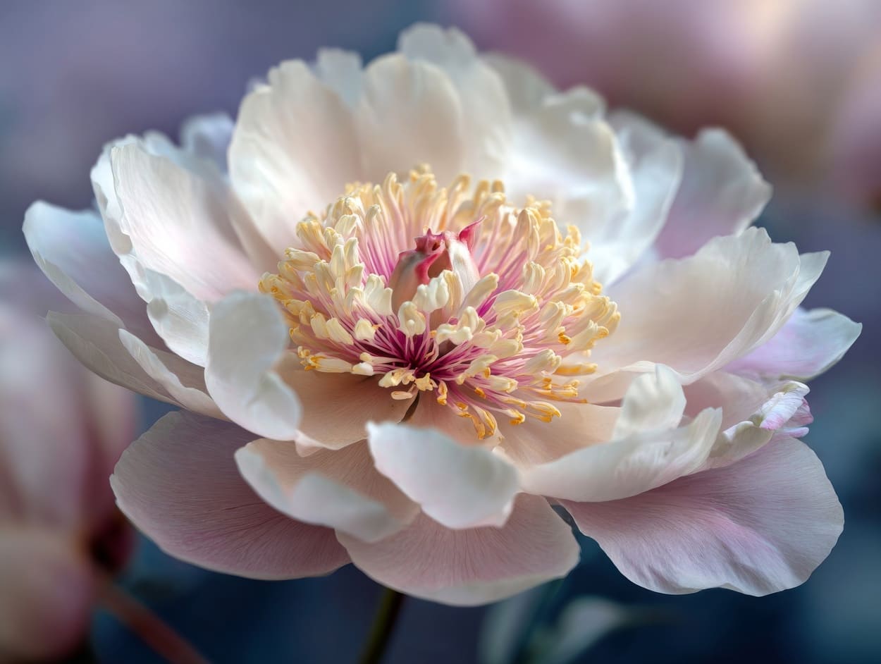 Tenture Murale Pivoine