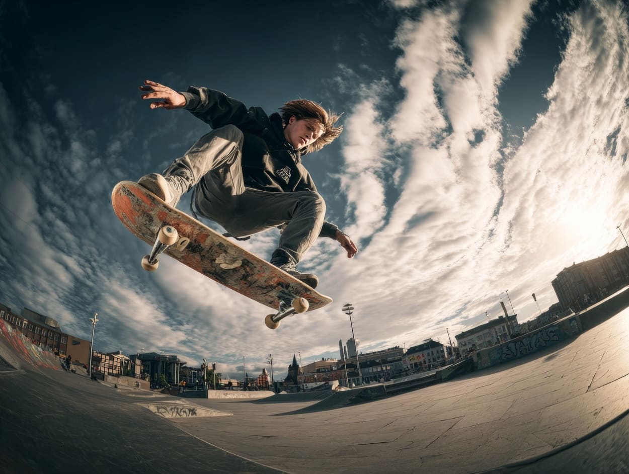 Tenture Murale Skateboard