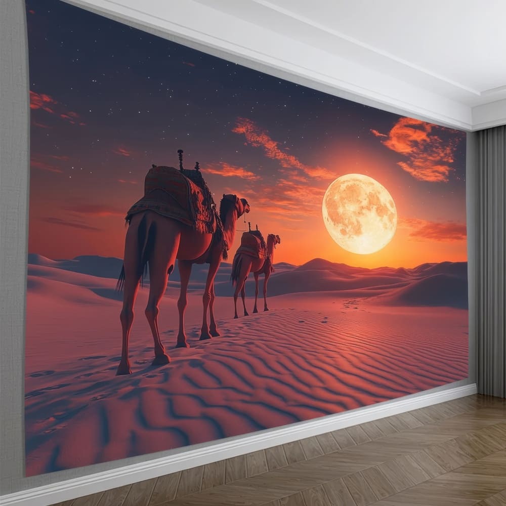 Tenture Murale Chameau Sahara