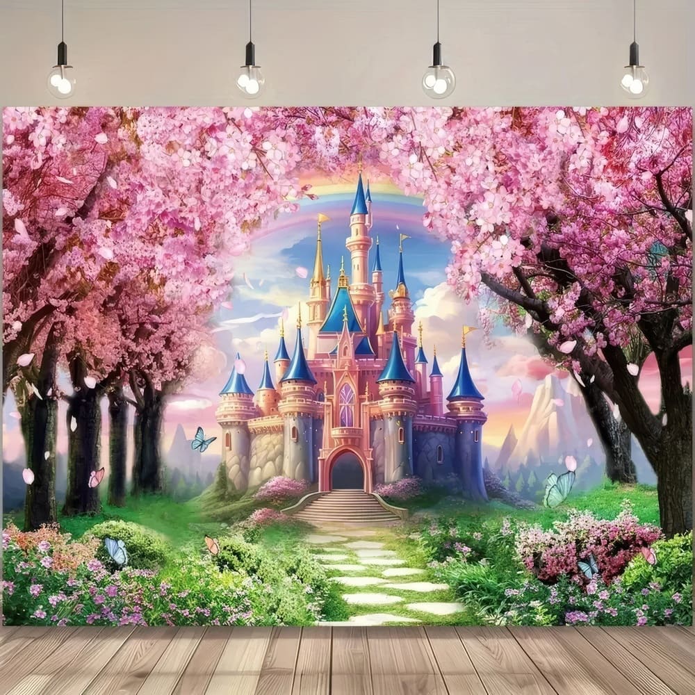 Tenture Murale Château Féerique Princesse