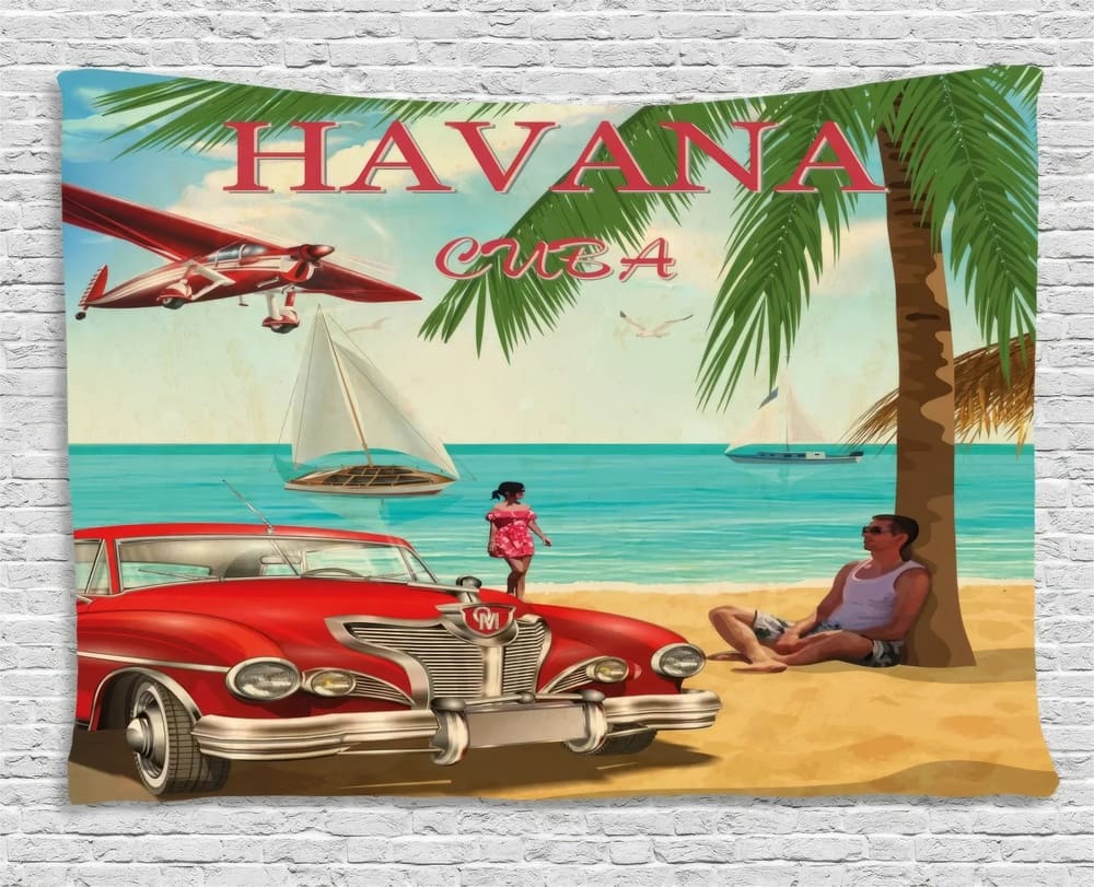 Tenture Murale Havane