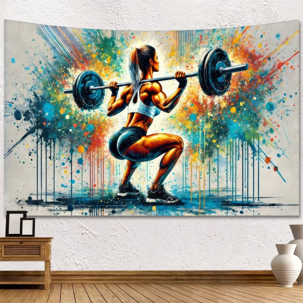 Tenture Murale Fit Girl