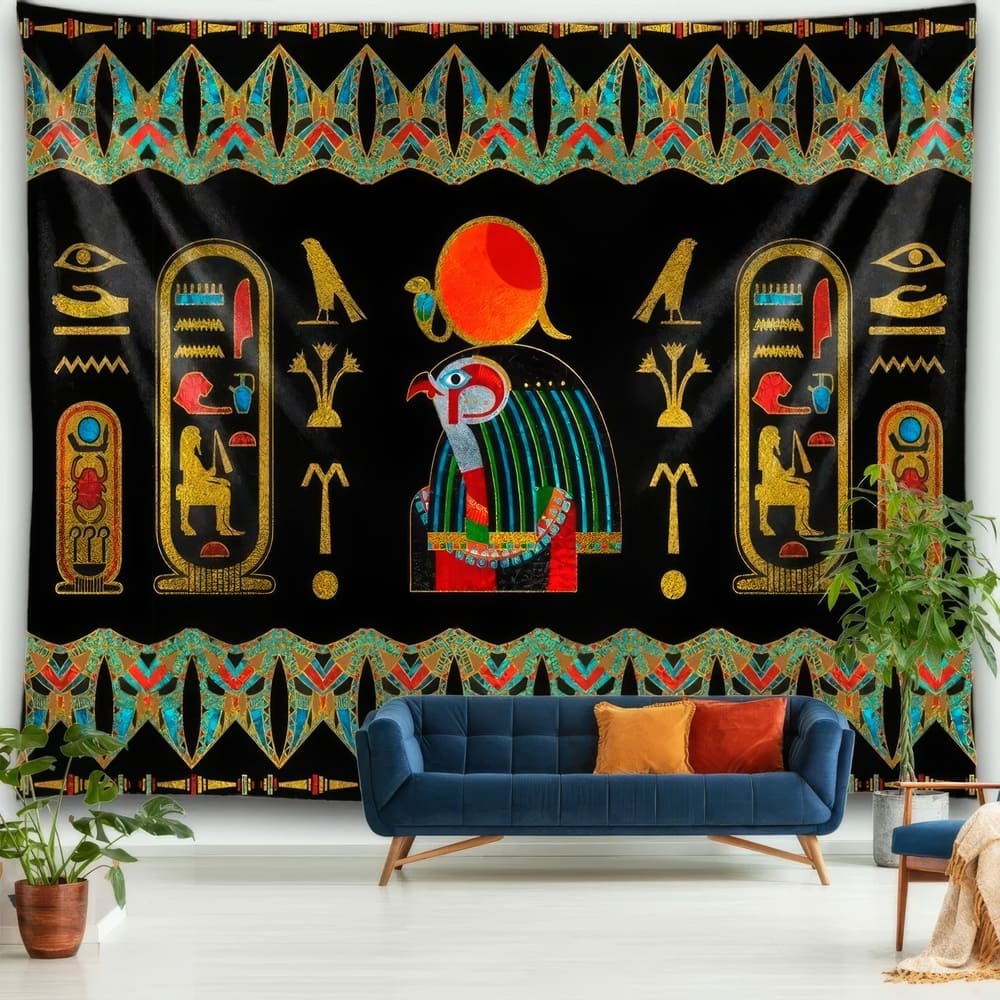 Tenture Murale Chiffres Egyptiens