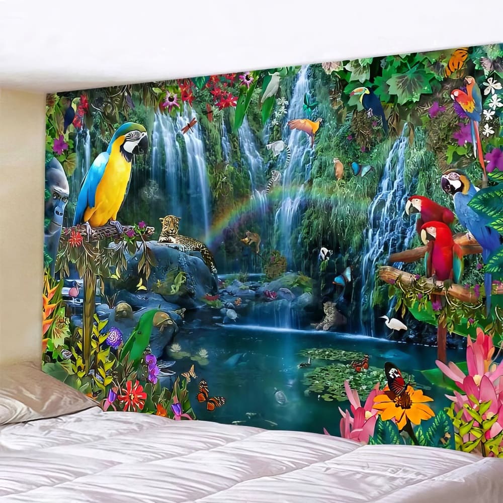 Tenture Murale Perroquet