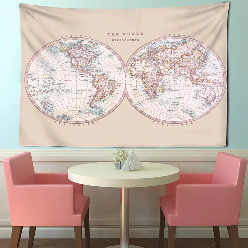 Tenture Murale Hémisphère