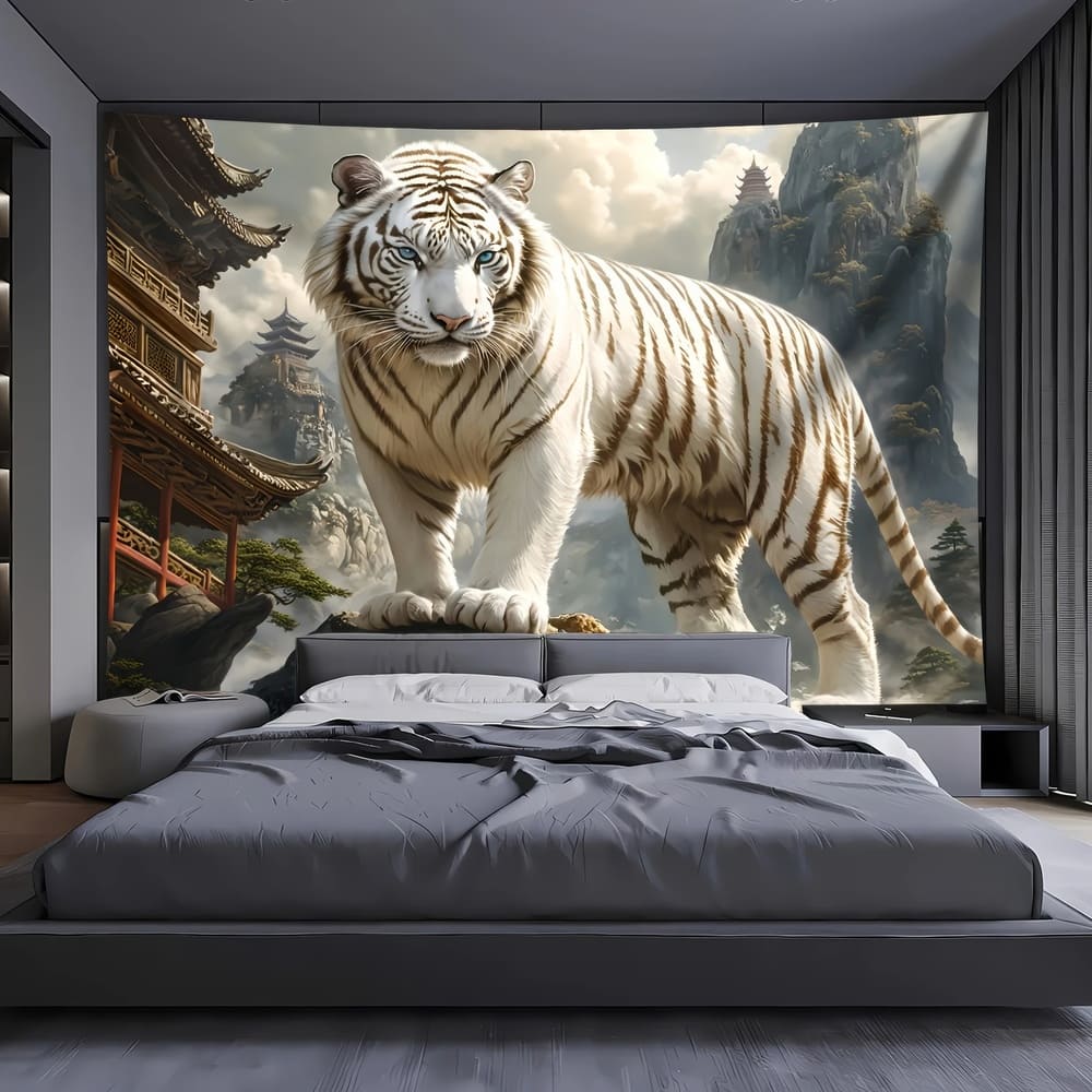 Tenture Murale Tigre Impérial